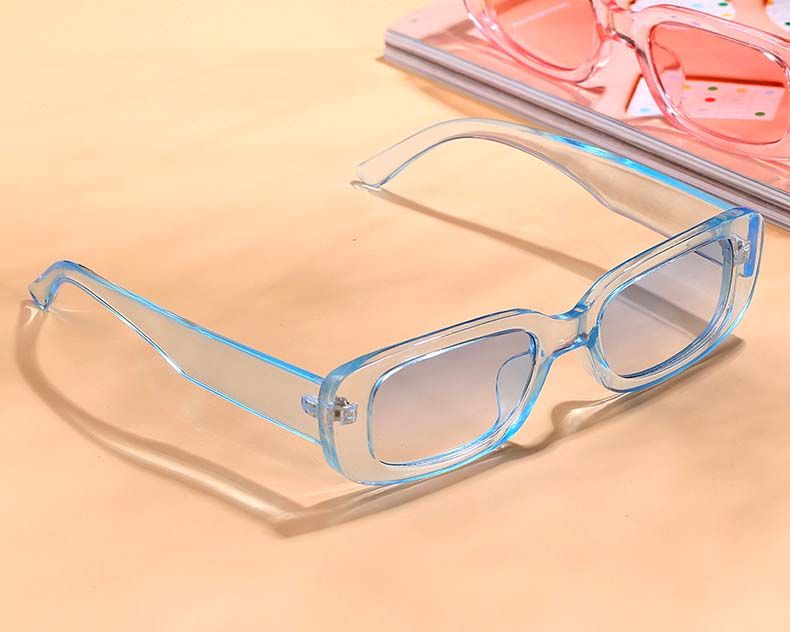  Narrow Rectangle Sunglasses Vintage Acetate Frame