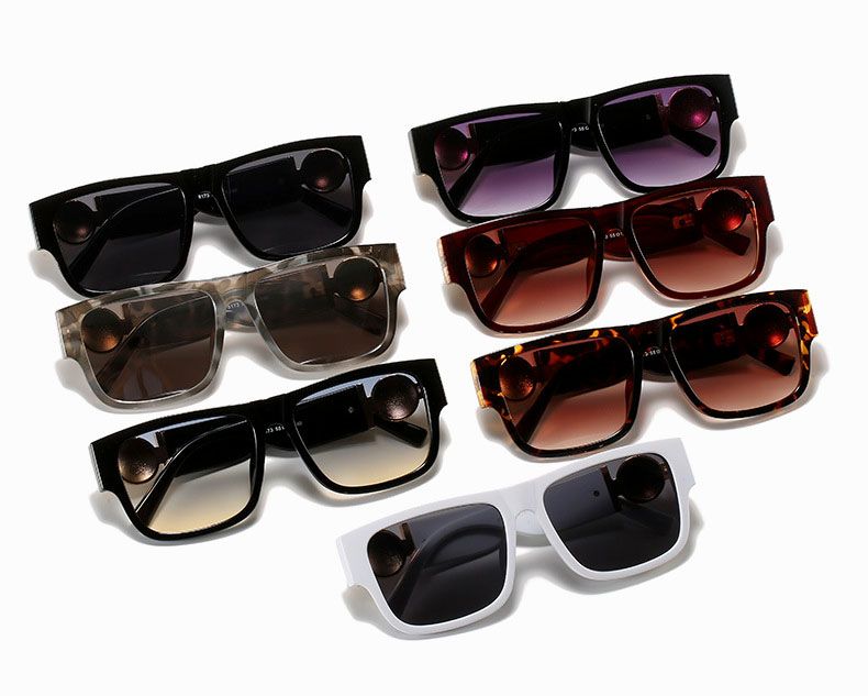 Personality Frame Fashion Retro Rectangular Sunglasses 