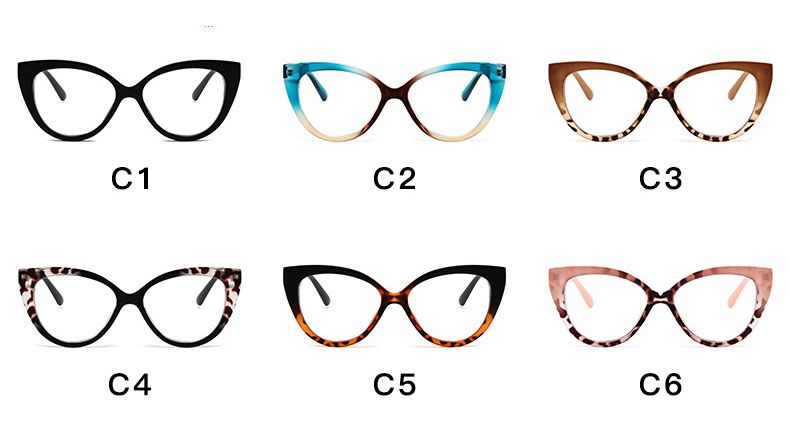Cat Eye Anti Blue Light Glasses Girls Eyeglasses Frame