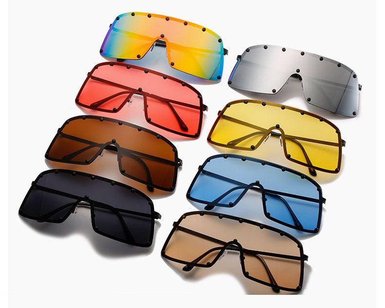 One Piece Sunny Shield Goggle Oversize Sunglasses