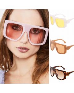 Big Goggles Shield Sunglasses Girls Summer Accessory