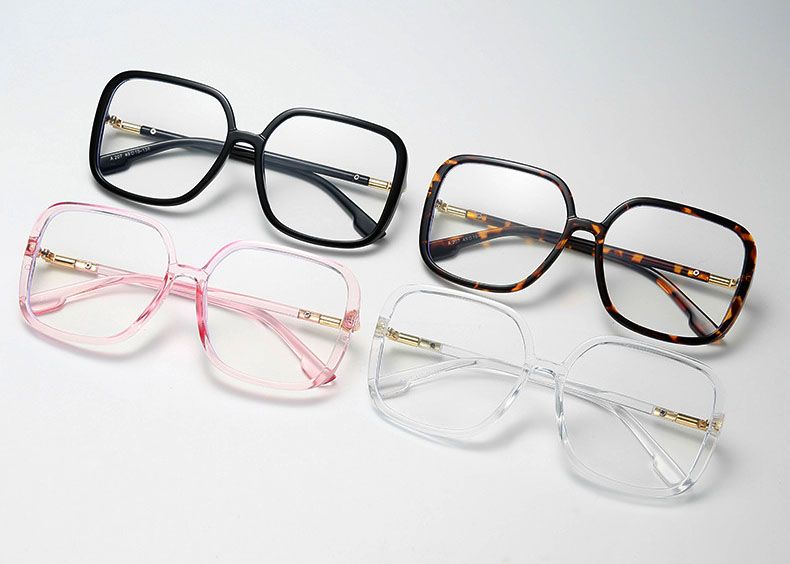 Square Glasses Women Anti Blue Light Fashion Eyeglasses