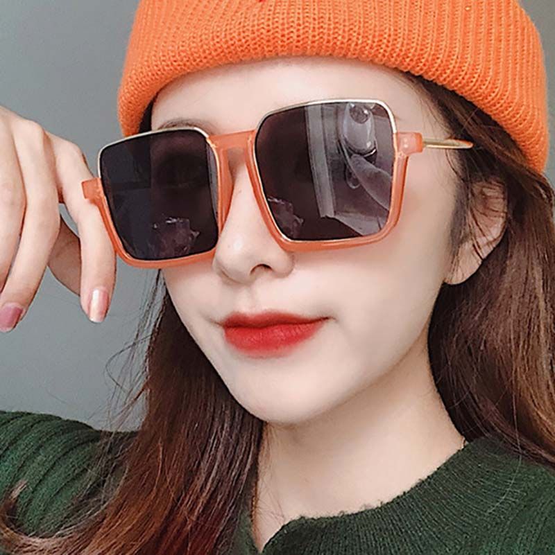 Square Frame Vintage Fashion Sunglasses For Girls