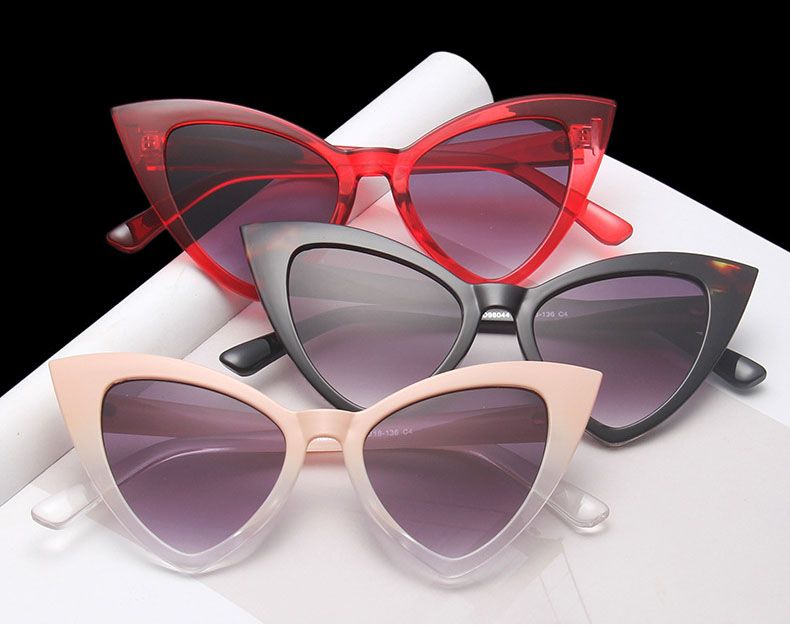 Luxury Bling Rhinestones Cat Eyes Diamond Sunglasses