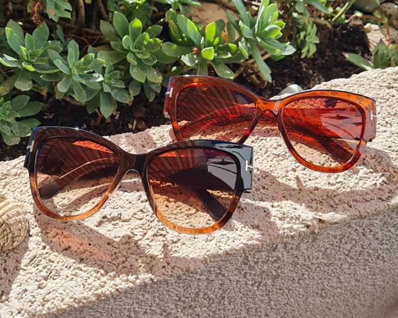 Cat Eye Women's Retro Oversize Gradient Sunglasses