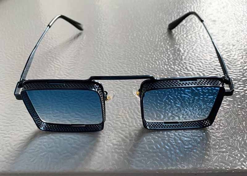 Mono Lens Oversized Bling Diamante Sunglasses