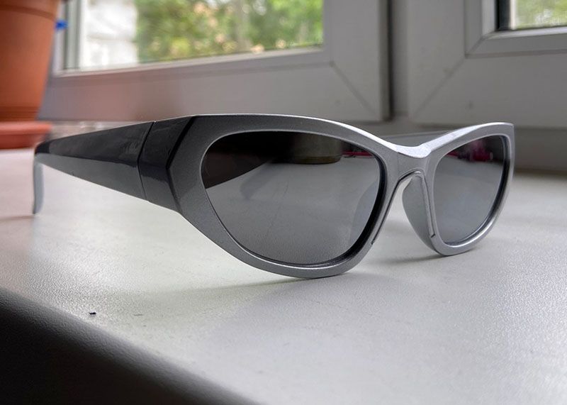 Futuristic Cyber Vibe Wrap Around Sunglasses