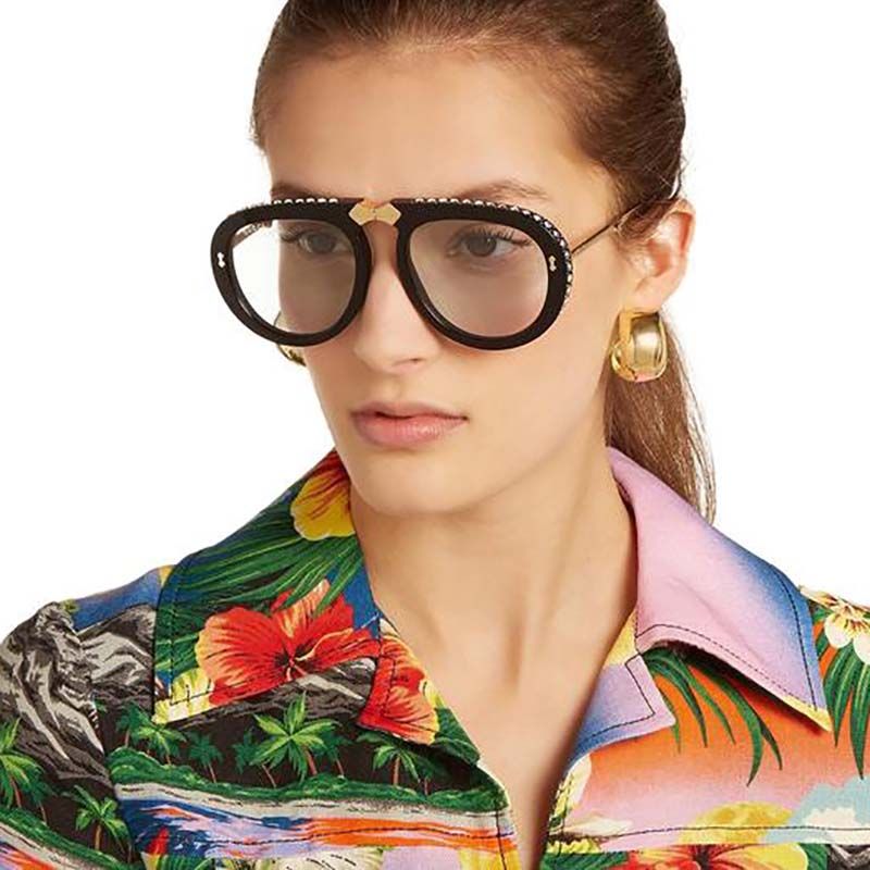 Unique Oversized Rimless Butterfly Bling Sunglasses