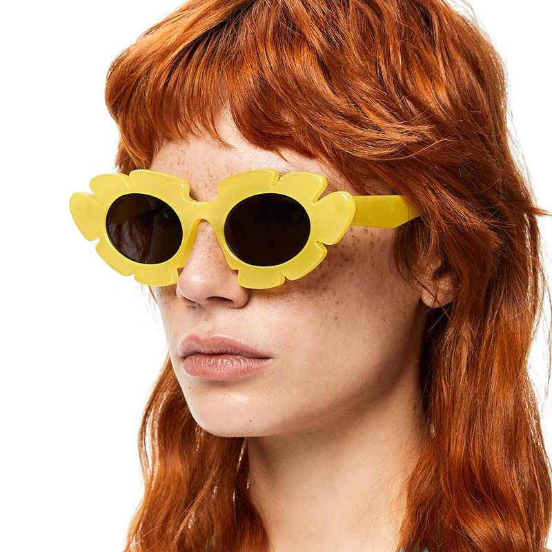 Adorable Sunflower Women Creative Decorative Sunglasses
