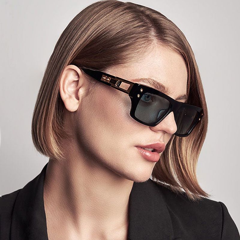 Futuristic Flat Top One Piece Sunglasses Shield Lens