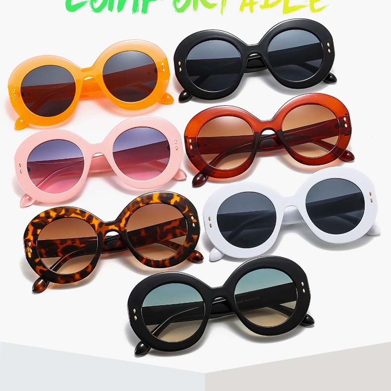 Fashion Round Sunglasses Cute Candy Color Shades