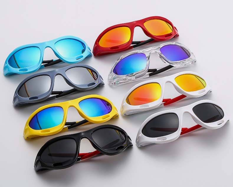Wrap Around Sunglasses Sports Trendy Outdoor Shades