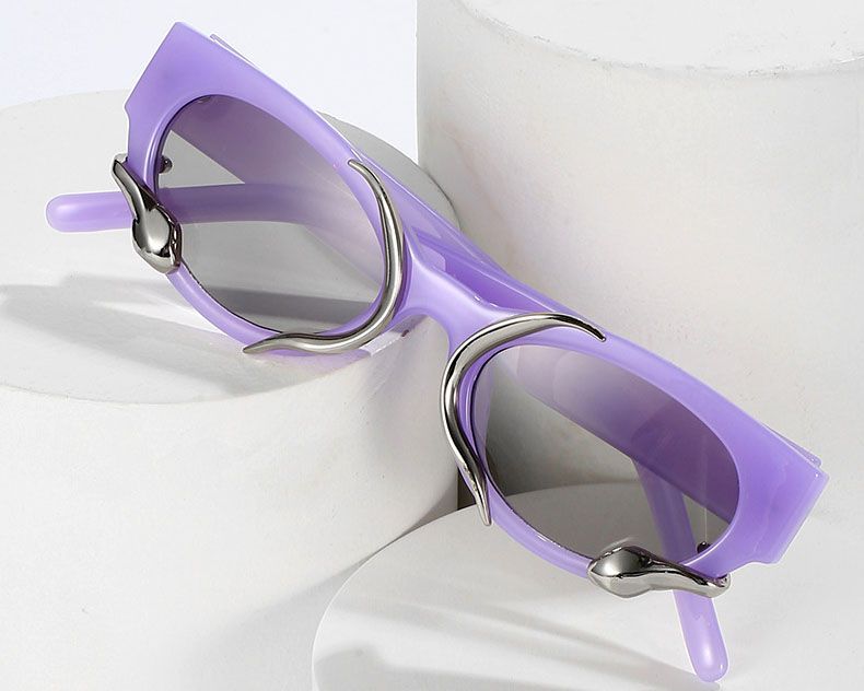 Cute Colorful Shades Cat Eye Girls Sunglasses