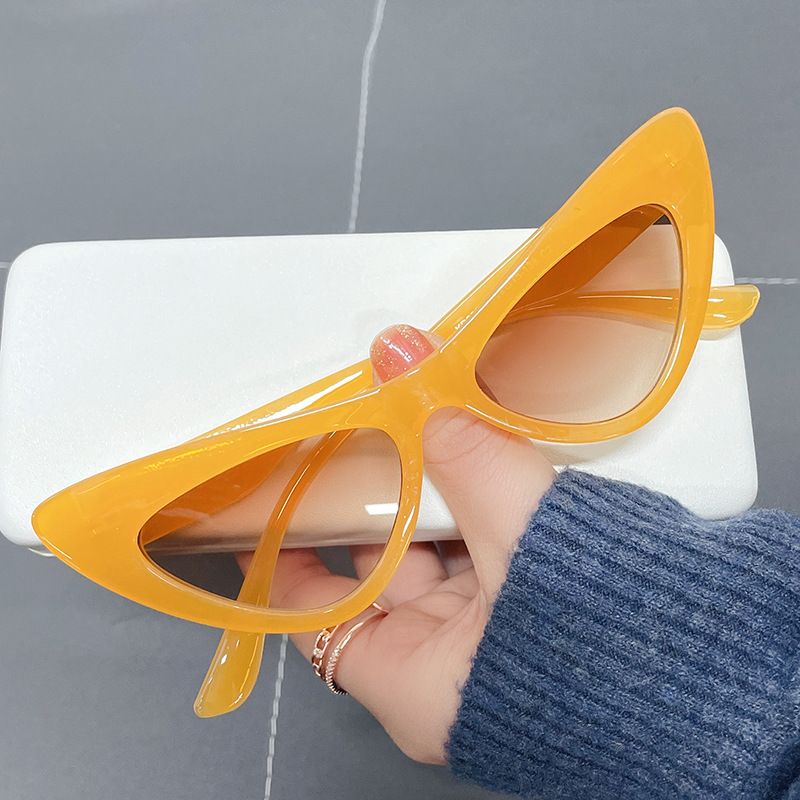 Shiny Diamond Sunglasses Bling Cat Eye Frame