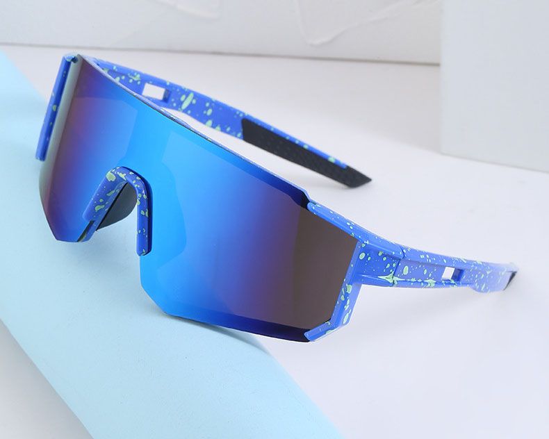 Shield Outdoor Oversized Rimless Sports Sunglasses