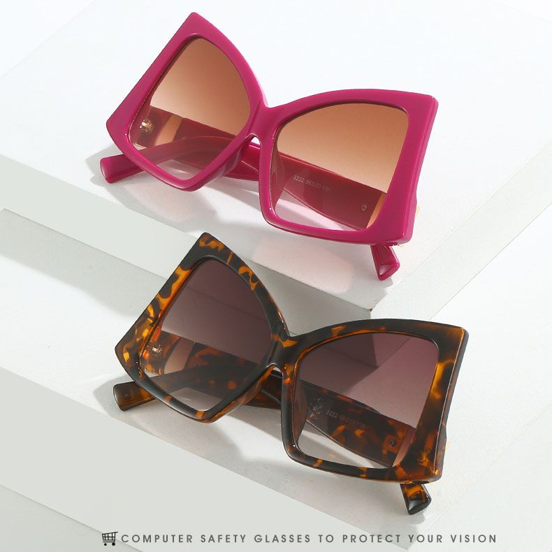 Fresh Mixed Colors Polygon Lovely Butterfly Sunglasses
