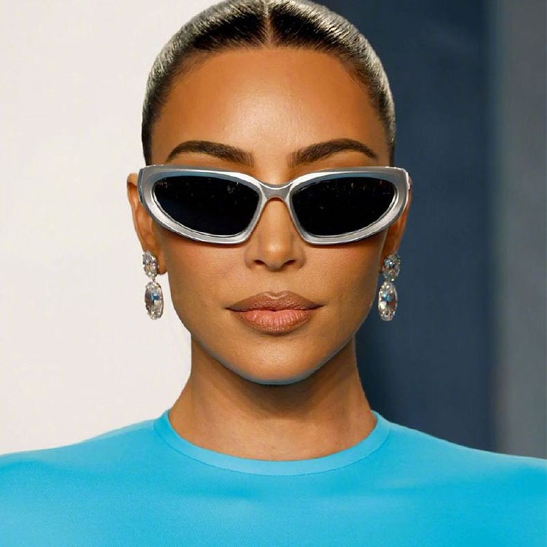 Matrix Vibe Shades Futuristic Wrap Around Sunglasses
