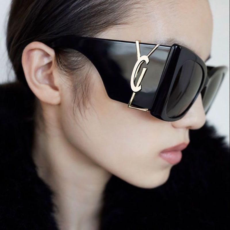 Oversized Cat Eye Sunglasses Women Big Frame Shades