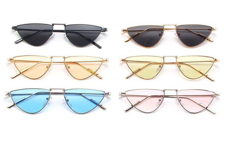 Women luxury diamond bling cat eye sunglasses