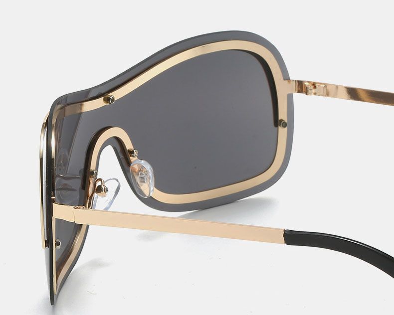 Oversize One Piece Sunglasses Girls Wrap Around Goggles