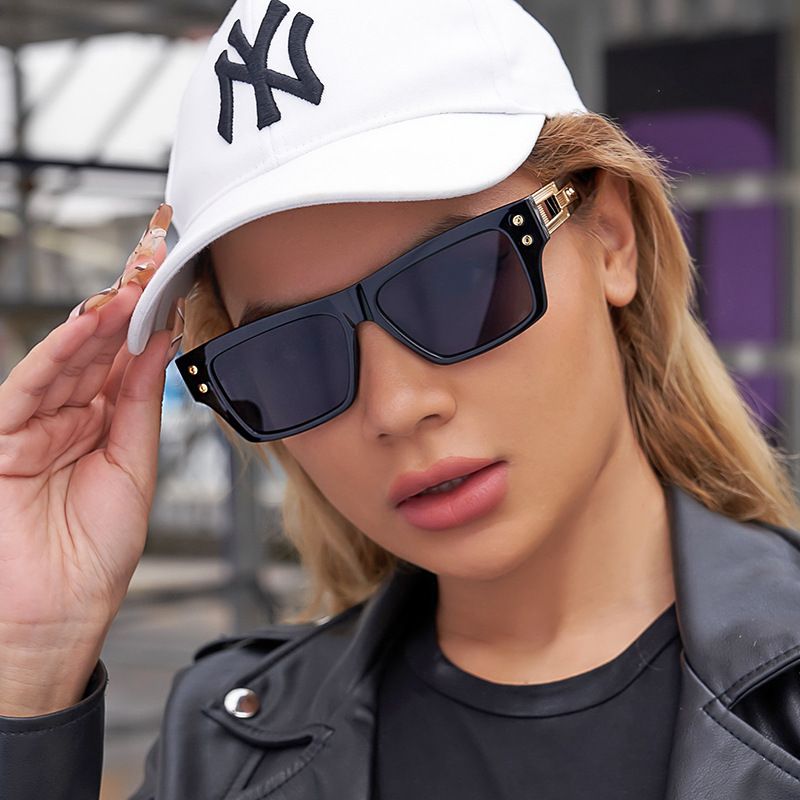 Futuristic Flat Top One Piece Sunglasses Shield Lens