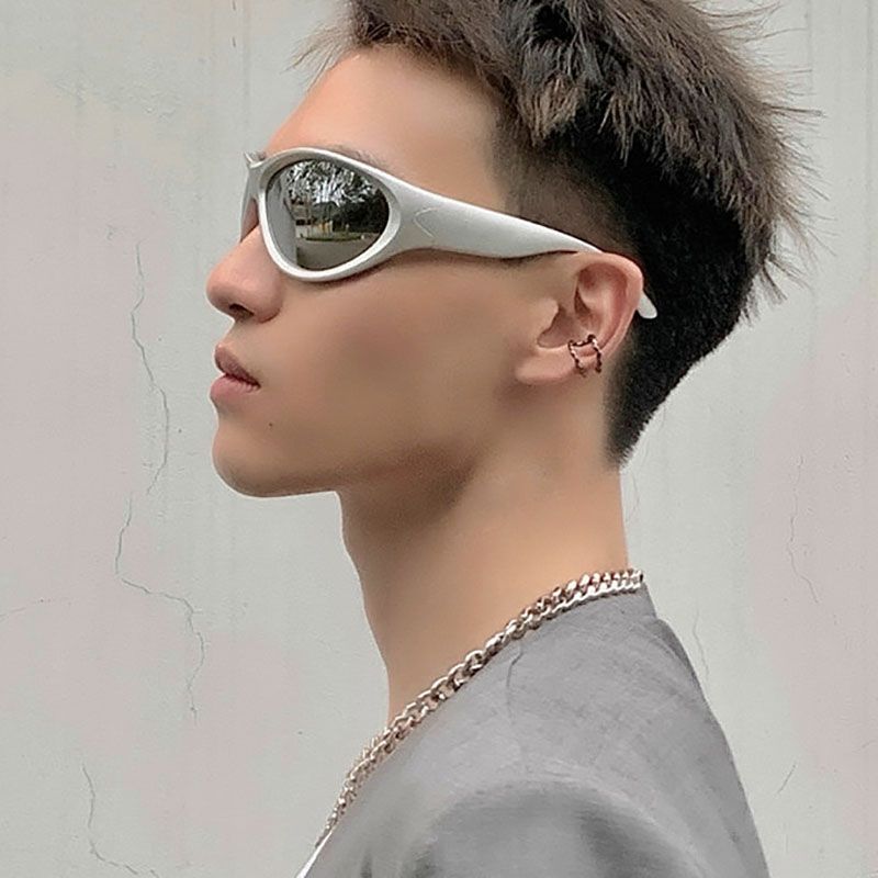 Matrix Vibe Shades Futuristic Wrap Around Sunglasses