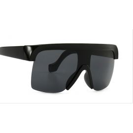 Futuristic Mono Lens Visor Shield Mirrored Sunglasses