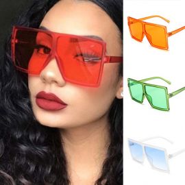 Chic Eyeglasses Large Flat Top Square Sunglasses
