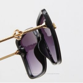 Big frame Cute Bees Square Sunglasses Oversized Shades