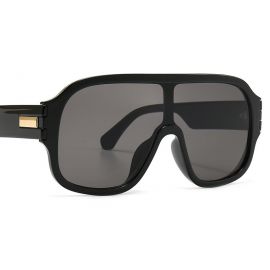 One piece wrap around lens shield goggles sunglasses