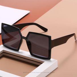 Oversized square sunglasses w/ large lens & bold legs