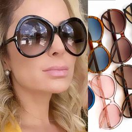 Ladies cute oval shades oversized sunglasses