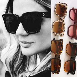  Women Gradient Classic Oversized Square Sunglasses
