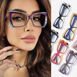 Mixed Colors TR90 Frame Ladies Blue Light Proof Glasses