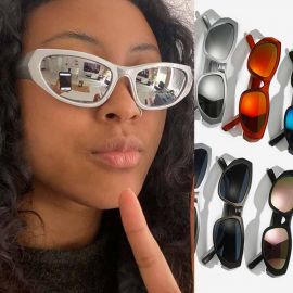 Futuristic Cyber Vibe Wrap Around Sunglasses