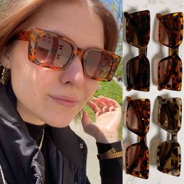 Sunny collection fashion cute rectangular sunglasses