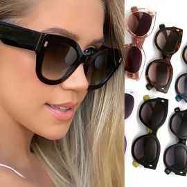 Ladies Cat’s Eye Sunglasses Retro High Pointed Eyewear