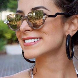 Women Sunglasses High Pointed Modern Cat Eye Shades