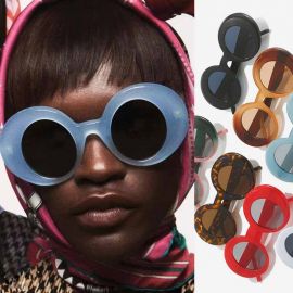 Fashion Round Outdoor Sunglasses Girls Hip Hop Shades