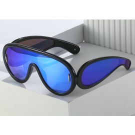 Modern single lens sunglasses w/ side shields