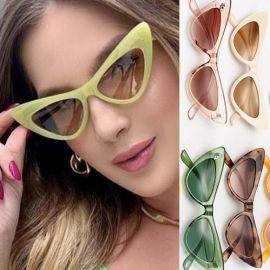 Jelly Color Sunglasses Adorable Cat Eye Frame