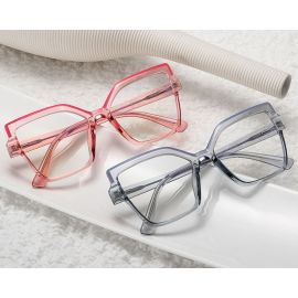 Plugged Wire TR90 Frame Square Anti Blue Light Glasses