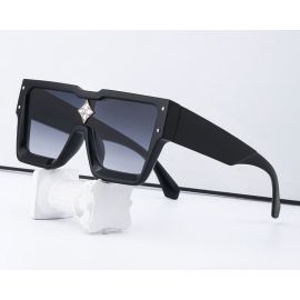 Oversized Square Mono Lens Shades Modern Sunglasses