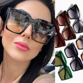 Big Square Sunglasses Gradient Lens Oversized Shades