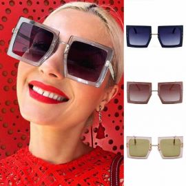 Women Retro Fashion Bold Square Vintage Sunglasses
