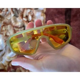 Shield One Lens Sports Sunglasses Wrap Around Goggles