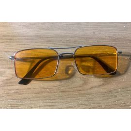  Metal Rectangular Medium Size Classic Retro Sunglasses
