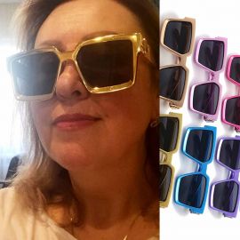 Metallic Frame Millionaire Style Sumptuous Sunglasses