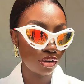 Wrap Around Sunglasses Sports Trendy Outdoor Shades