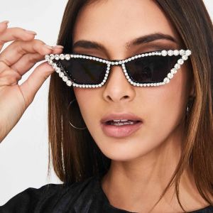 Cat eye diamond novelty girls bling sunglasses